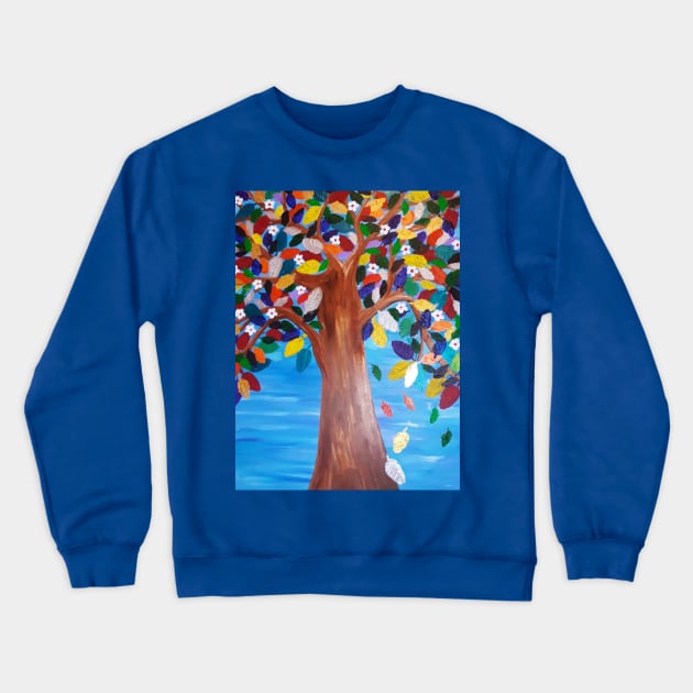 Tree of Life Crewneck Sweatshirt by Oregon333